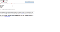 Desktop Screenshot of login.alphatesting.com